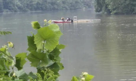 Winfield VFD recovers wayward park fixture
